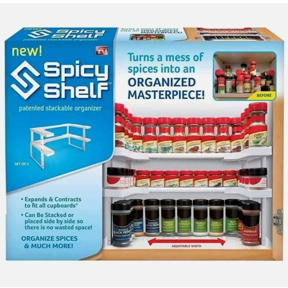 Spicy Shelf Organizer